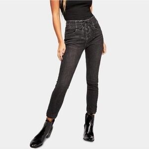 Free People Curvy Lover's Knot High
Rise Jeans